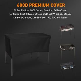 ZBXFCSH patio cover for Camp Chef EX-60 shielding stove from weather outdoors