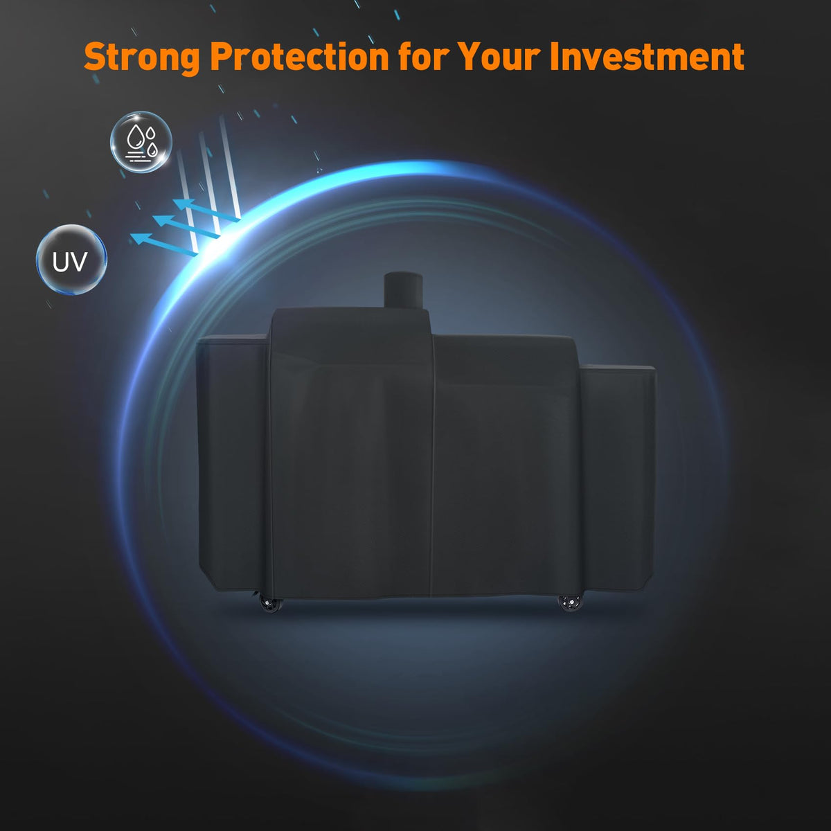 ZBXFCSH 600D Oxford exterior resists tearing and fading under harsh conditions.