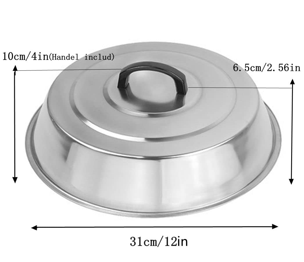 ZBXFCSH cheese melting dome concentrates heat for better browning and quicker melt.