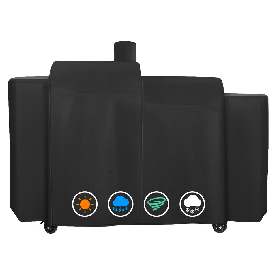 ZBXFCSH heavy-duty grill cover for Pit Boss KC Combo provides durable weather protection.