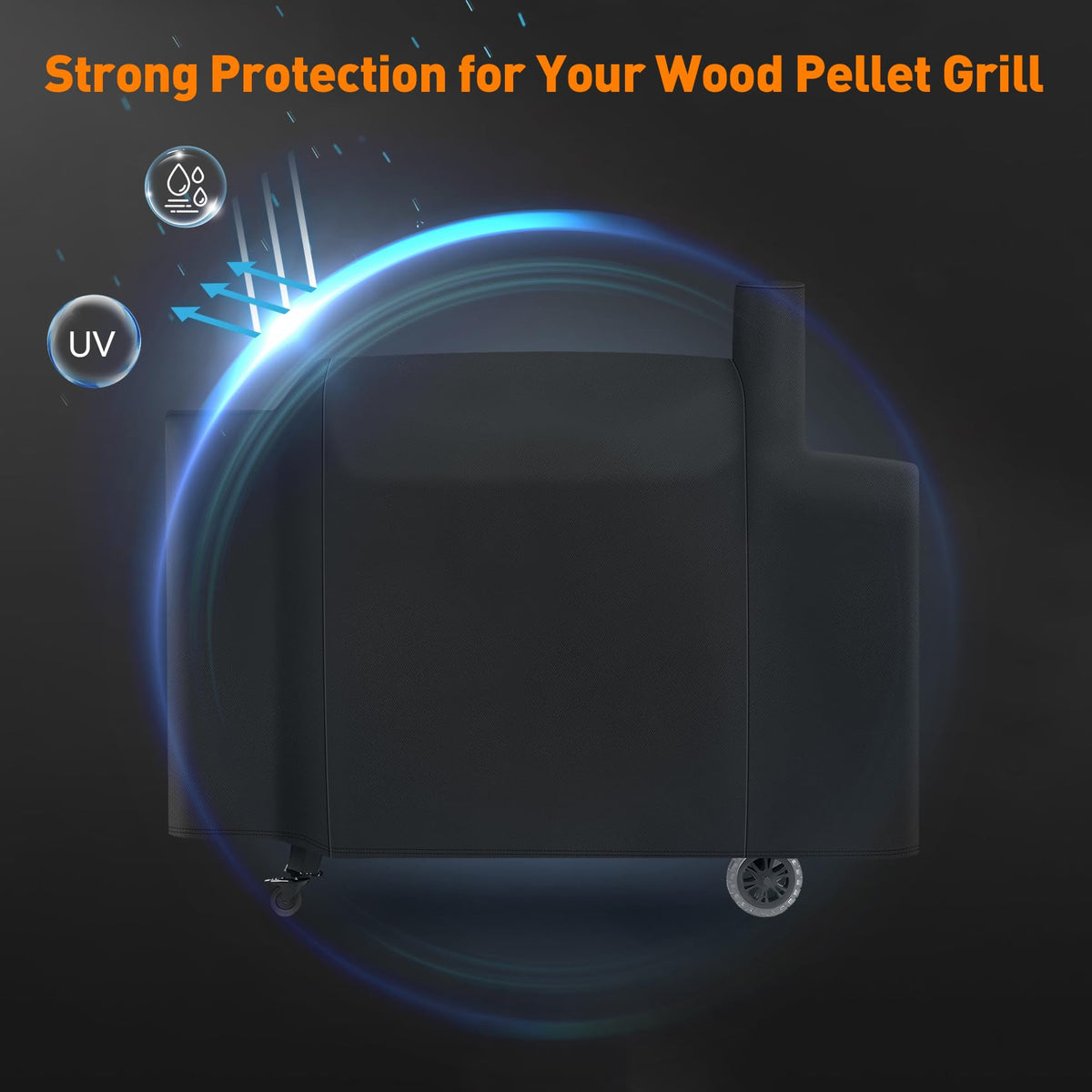 ZBXFCSH PVC-lined interior prevents tearing during rain.
