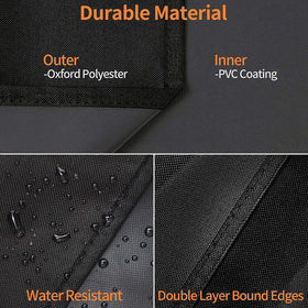 ZBXFCSH PVC-lined interior prevents tearing and keeps the interior dry.