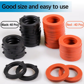 ZDBB red and black washers provide clear visual identification and dependable sealing.