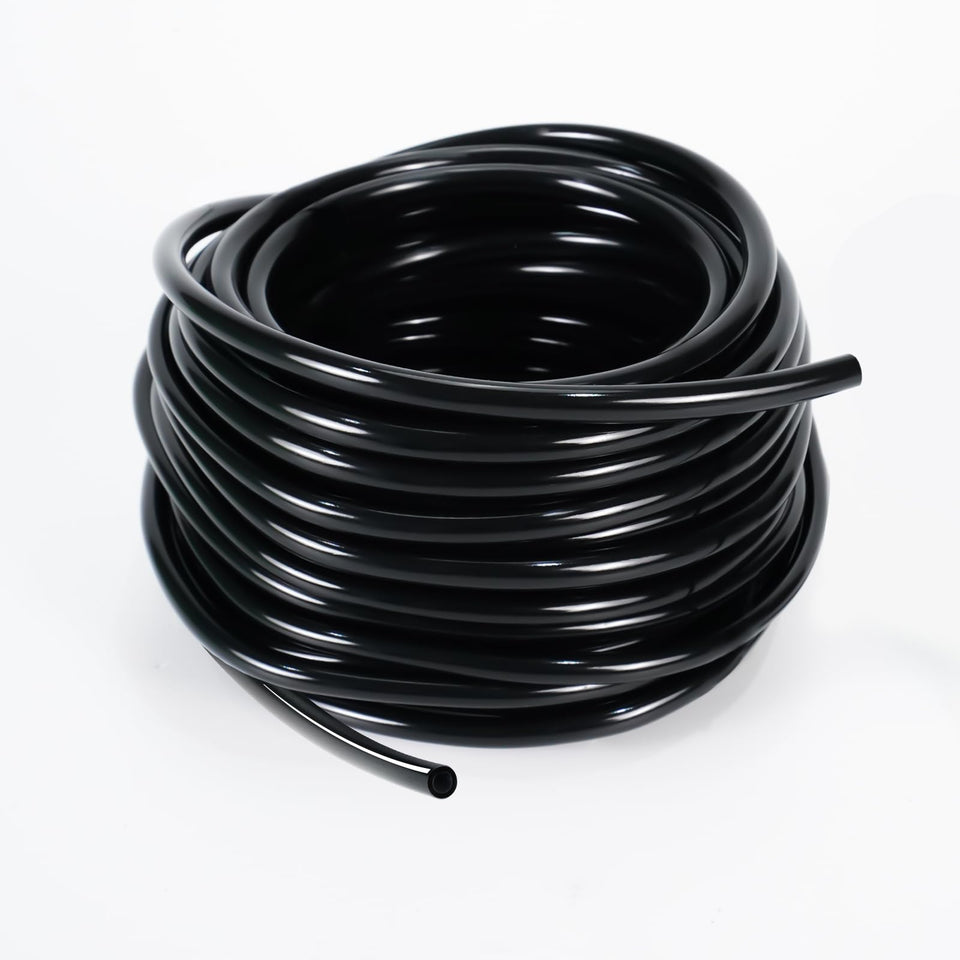 Zdphrylveur drip tubing 50ft coil ideal for versatile garden irrigation.