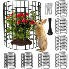 ZEAZEA round plant protector guards plants from animals outdoors and fits 16x12 inches