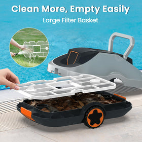 Zebary C1 cordless cleaning across vinyl, concrete, fiberglass, and tile.