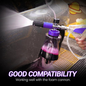 Zebra Clean in-use car-wash scene suggests comfortable handling and improved reach