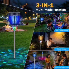 Zechuan auto-mode night-time pest elimination for porch and yard.