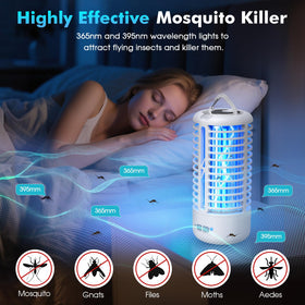 Zechuan Bug Zapper with dual lighting for attraction and ambient illumination.