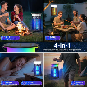 Zechuan dual-power bug zapper offers solar and USB-C charging on the go