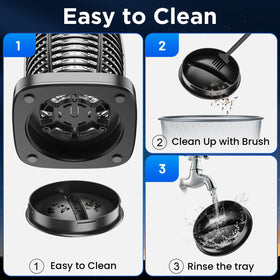 Zechuan solar bug zapper portable for home patio or campsite.