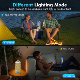 Zechuan Two-pack bug zapper for convenient pairing and savings.