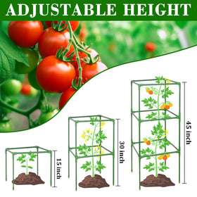 ZeeDix triangular-base frame offers stable garden support.