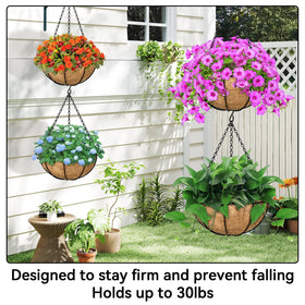 ZeeDix adjustable-length chain in action for different pot heights