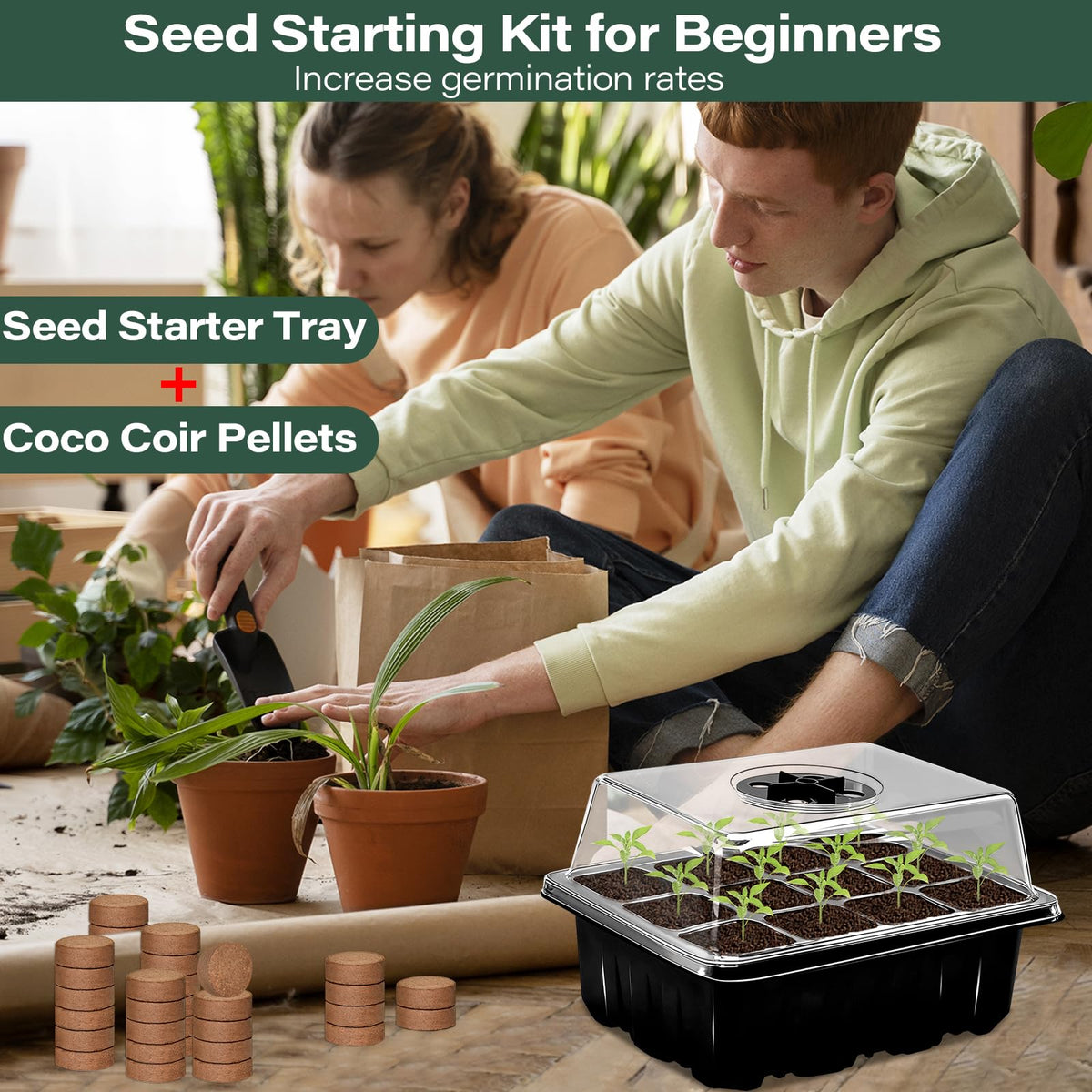Durable BPA-free PP material used in ZeeDix seed trays.