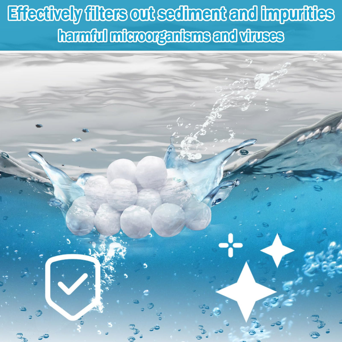 ZeeDix water flowing smoothly for sparkling clear pool water.