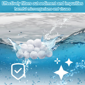ZeeDix water flowing smoothly for sparkling clear pool water.