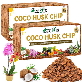 Zeedix Coco Husk Chips brick transforms into airy substrate for healthier roots
