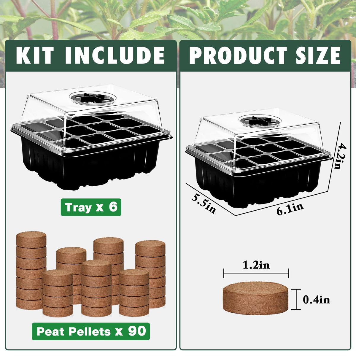 Patented drainage grooves in ZeeDix trays reduce waterlogging risk.