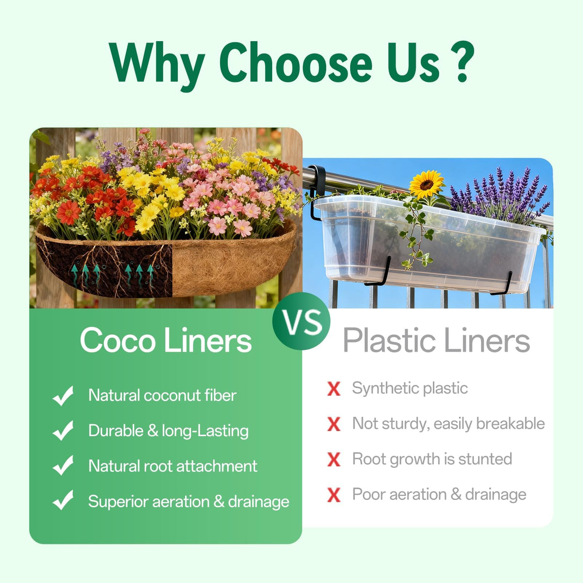 ZeeDix easy-to-use liner soak and fit for quick planting