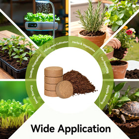 ZeeDix simple-to-use pellets expand with water in minutes.