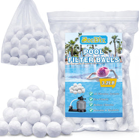 ZeeDix filter balls in a bag closeup for eco-friendly filtration media.