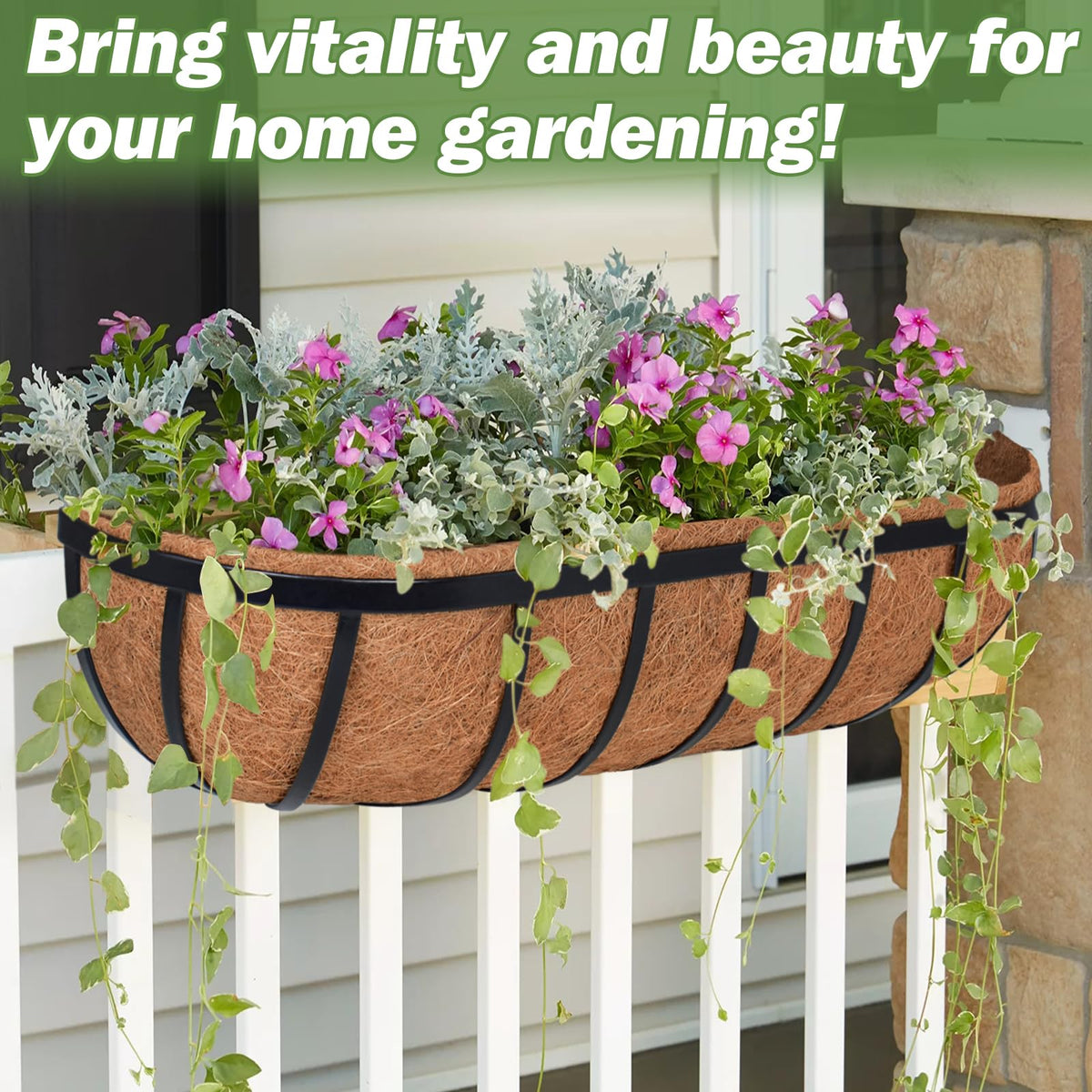 Zeedix included hooks and screws for quick railing installation.