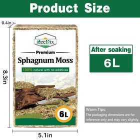 Zeedix houseplant top dressing improves moisture retention and aeration
