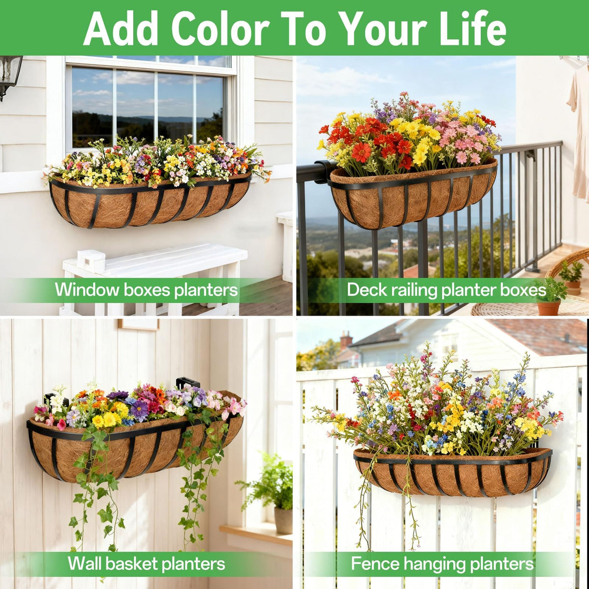 ZeeDix multi-use coconut liner for indoor and outdoor planters
