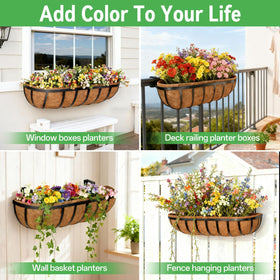 ZeeDix multi-use coconut liner for indoor and outdoor planters