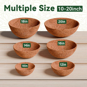 ZeeDix natural coir fiber closeup shows uniform texture and breathability