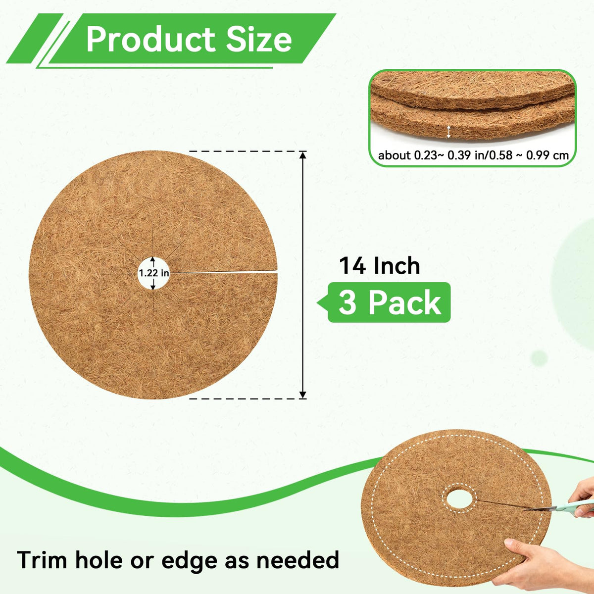 ZeeDix natural tree ring packaging for eco-friendly 3-pack design