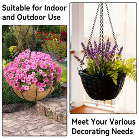 ZeeDix outdoor balcony garden setup with durable hanging chain.