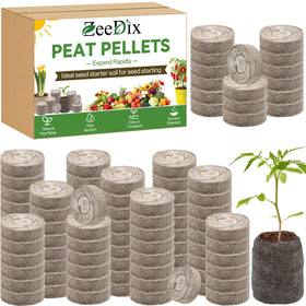 ZeeDix 30mm peat pellet seed starter ready for sowing and transplanting