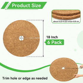 Zeedix tree ring mulch mat close-up highlights durable natural fibers supporting healthy roots.