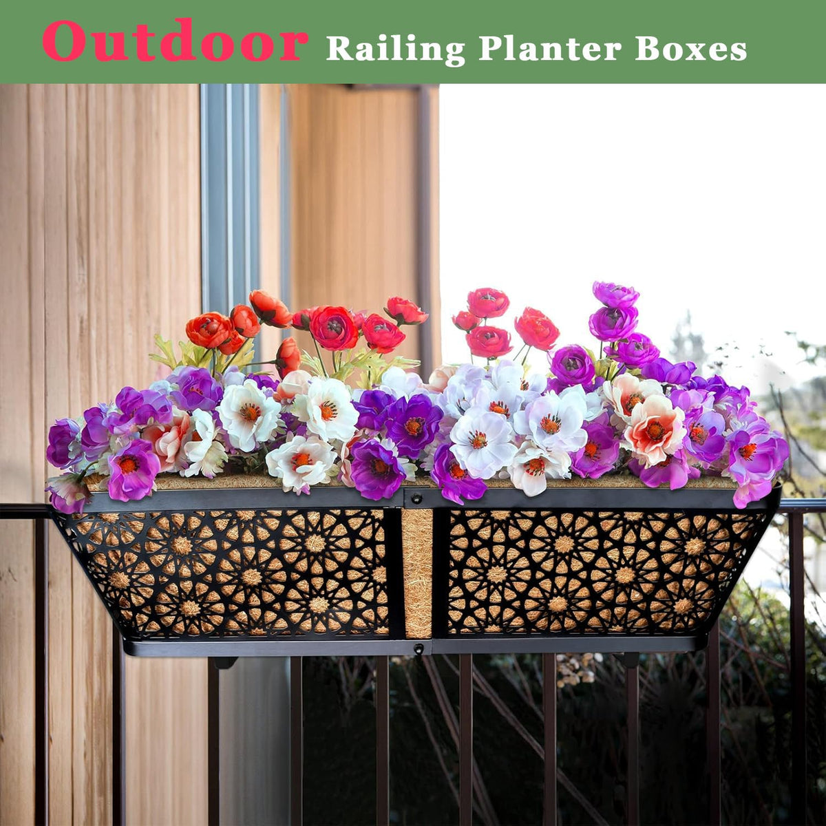 ZeeDix two pack includes planters and liner for easy setup