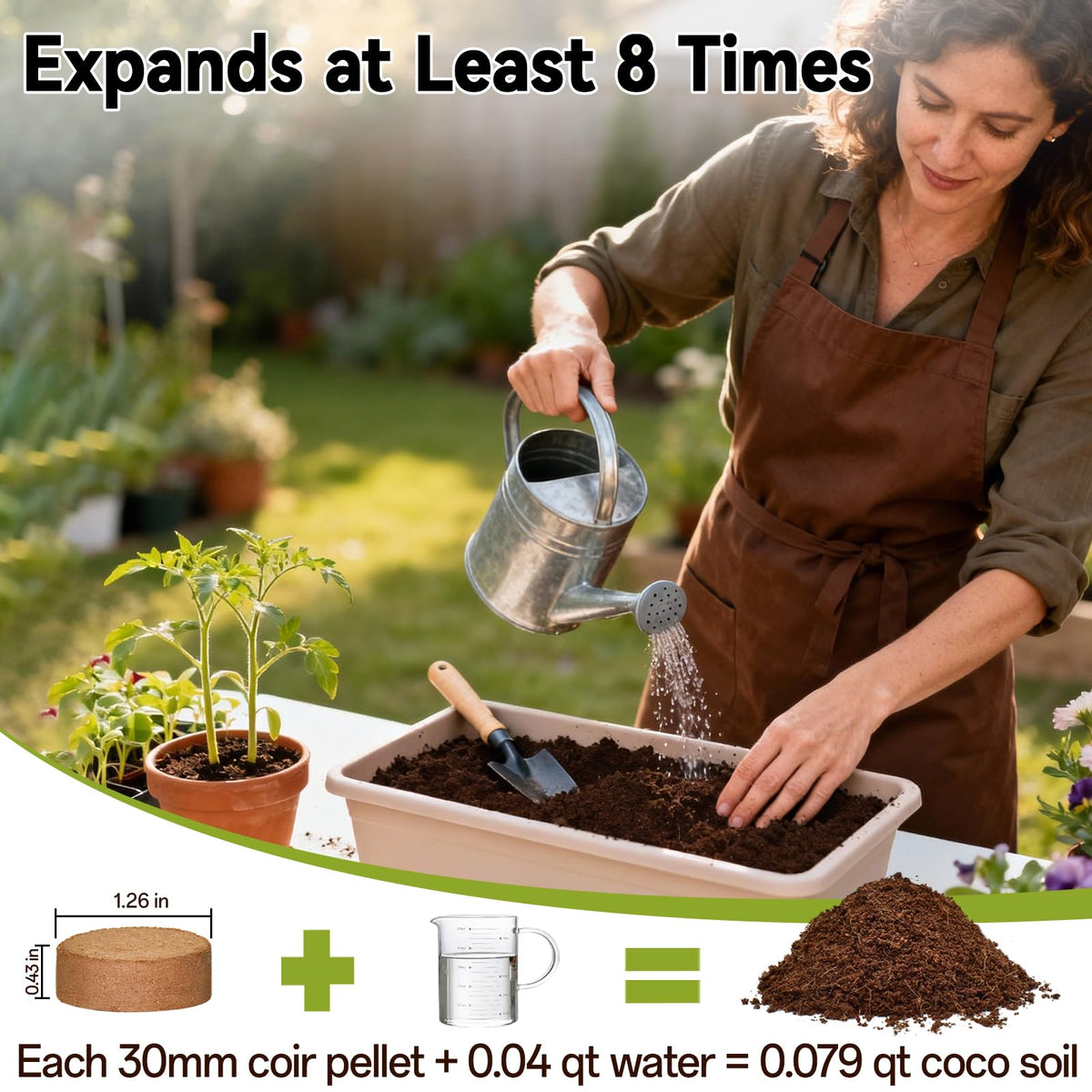 ZeeDix coco coir retains moisture with airy structure for healthy roots.