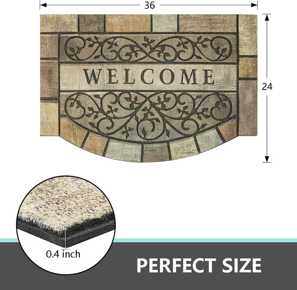 Zeeinx mat features grooved absorption for moisture and dirt at entryways.