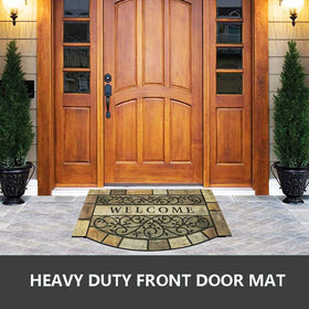 Zeeinx heavy-duty door mat handles high-traffic areas without fading.