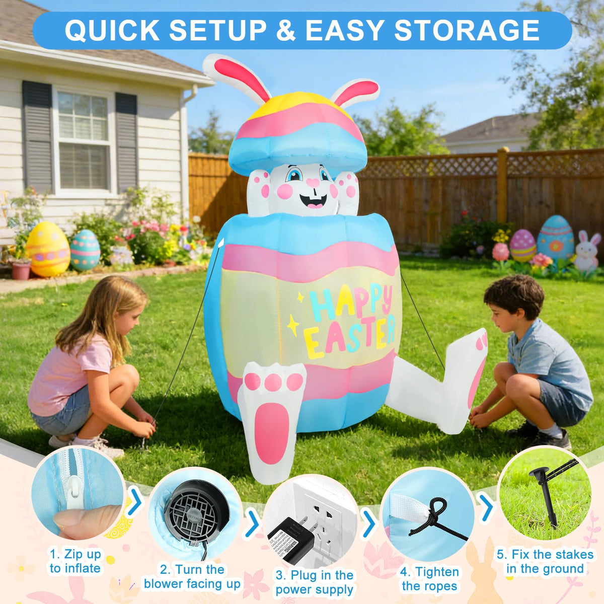Zeepair easy deflate and store after use for compact storage