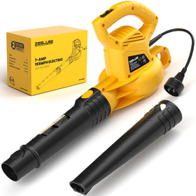ZEGJAW leaf blower compact and lightweight for easy handheld use.