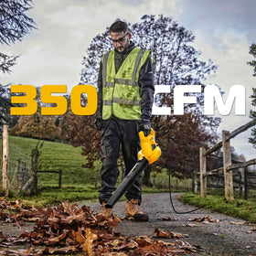 ZEGJAW leaf blower extended nozzle increases reach for hard-to-reach areas.