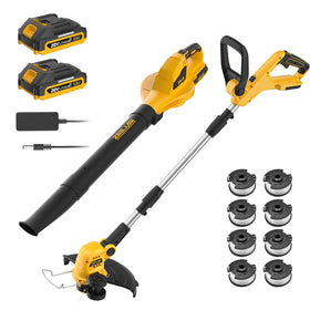 ZEGJAW leaf blower front view with turbo boost for quick debris clearing