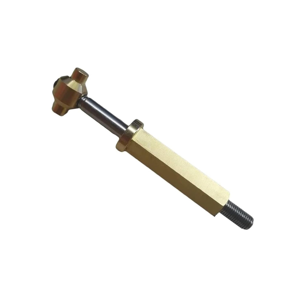 Zeiboat filter threaded rod and retainer clamp front view ensures secure pool filter fit