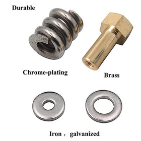 Zeiboat spring barrel nut assembly fits pool and spa cartridge filters.