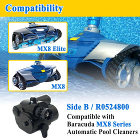 Zeiboat in-ground pool cleaner component ready for use after swap.