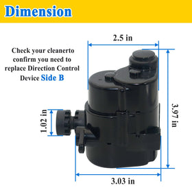 Zeiboat Side B control replaces worn part for smoother navigation in MX8 Elite.