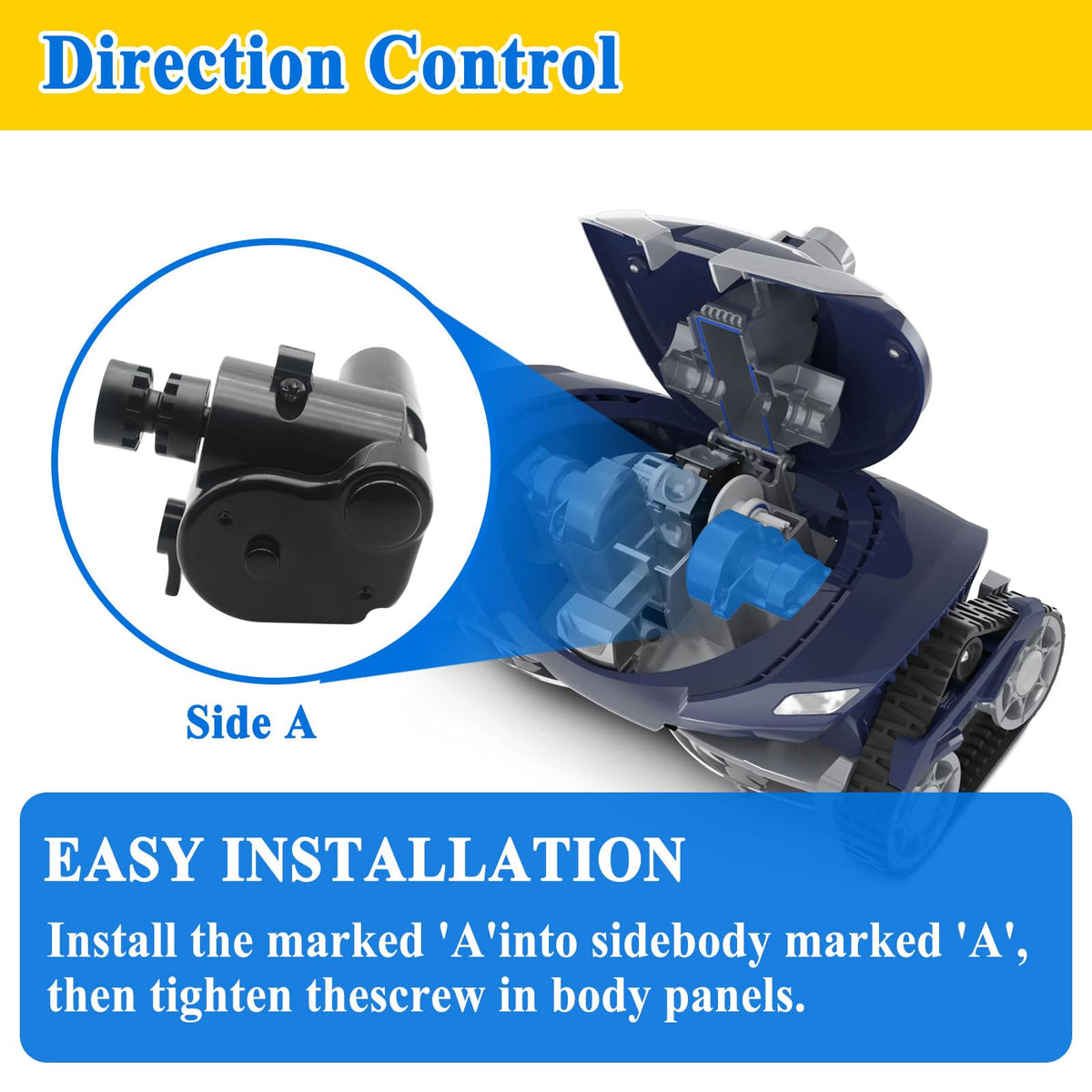 Zeiboat R0524700 upgraded plastic for durability during cleaning sessions.