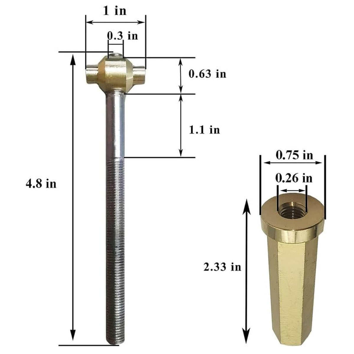 Zeiboat retainer clamp side angle highlights durable metal construction