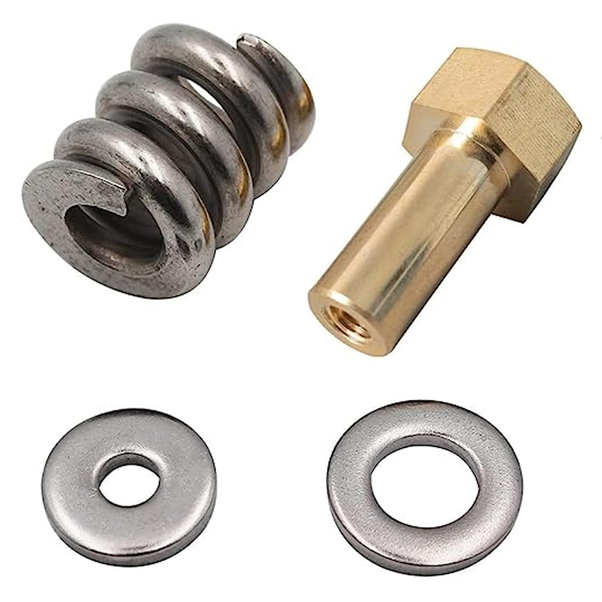 Zeiboat spring barrel nut assembly kit with brass components for reliable pool filter maintenance.